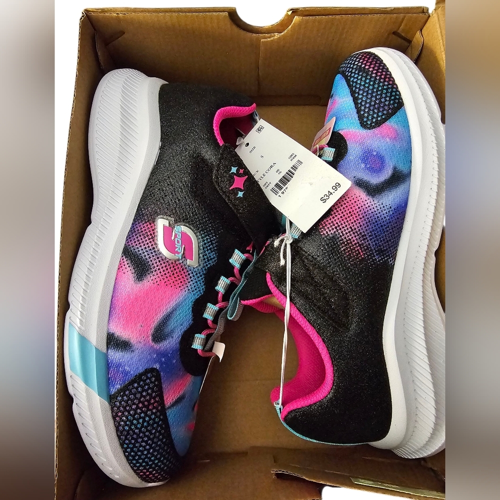 S Sport By Skechers Girl's Sneakers - Picture 4 of 6